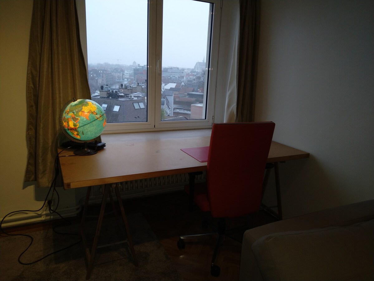 Room with the view of Mechelen