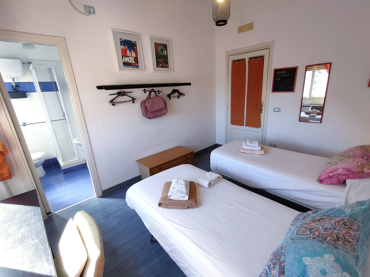 Private room, en-suite bathroom. Centre/Station