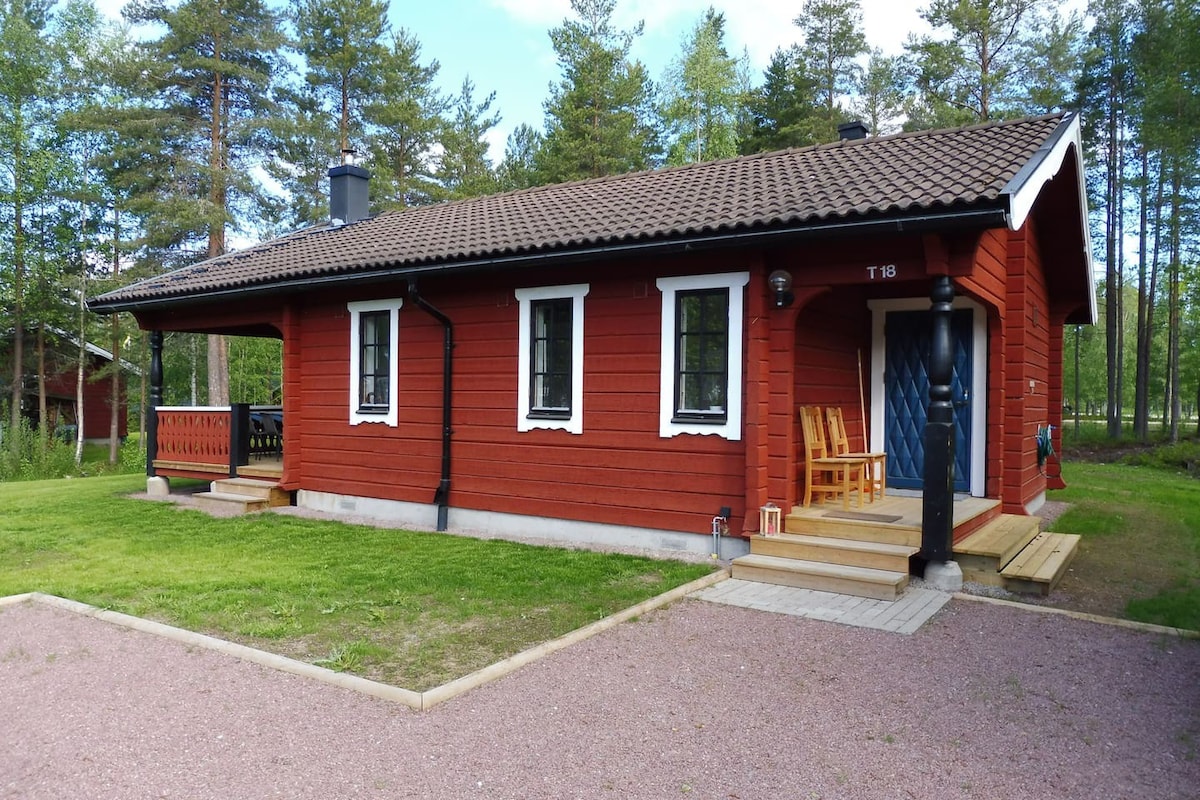 Sollerön上的向日葵、舒适而新鲜的小屋
