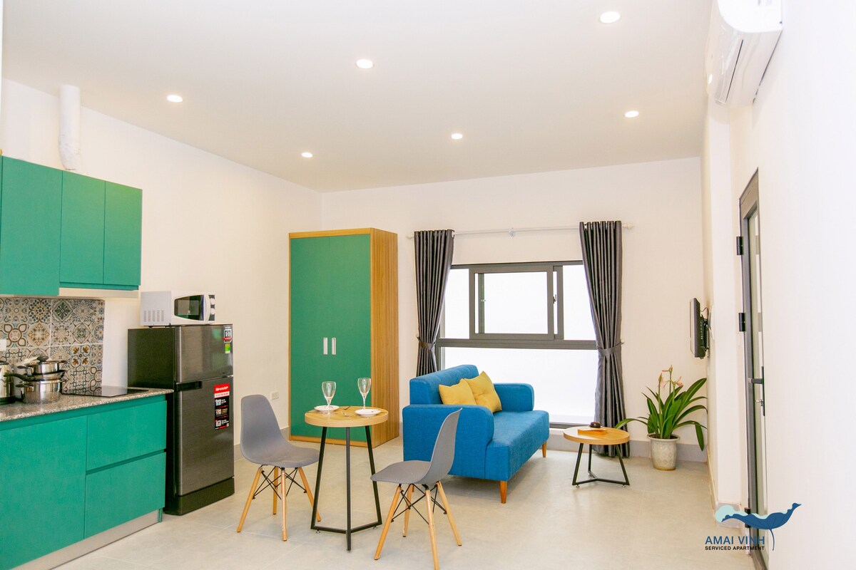 NEW, AIRY, MODERN STYLE SERVICED APARTMENT IN VINH