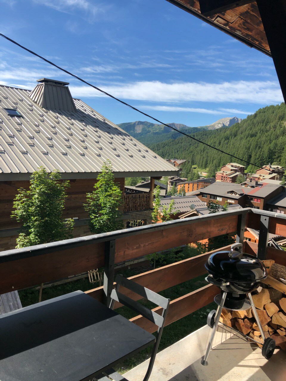 Appartement avec cheminée La Foux d'Allos .