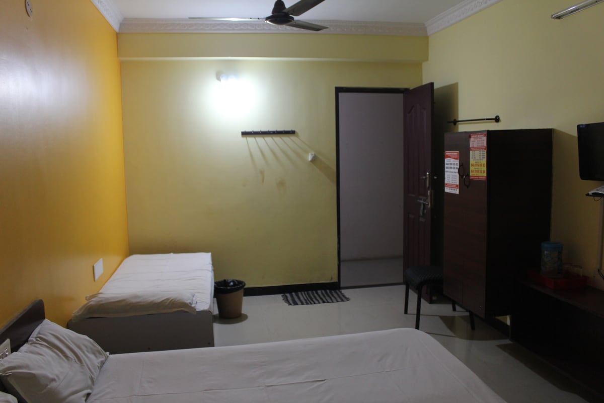 Four Bed Non AC Room - Aishvarya Residency
