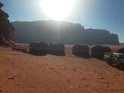 Bedouin outdoors camp