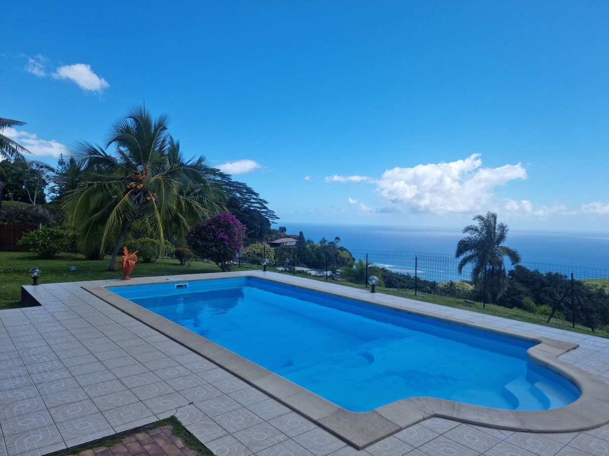 Superbe Maison avec piscine vue mer et bain remous