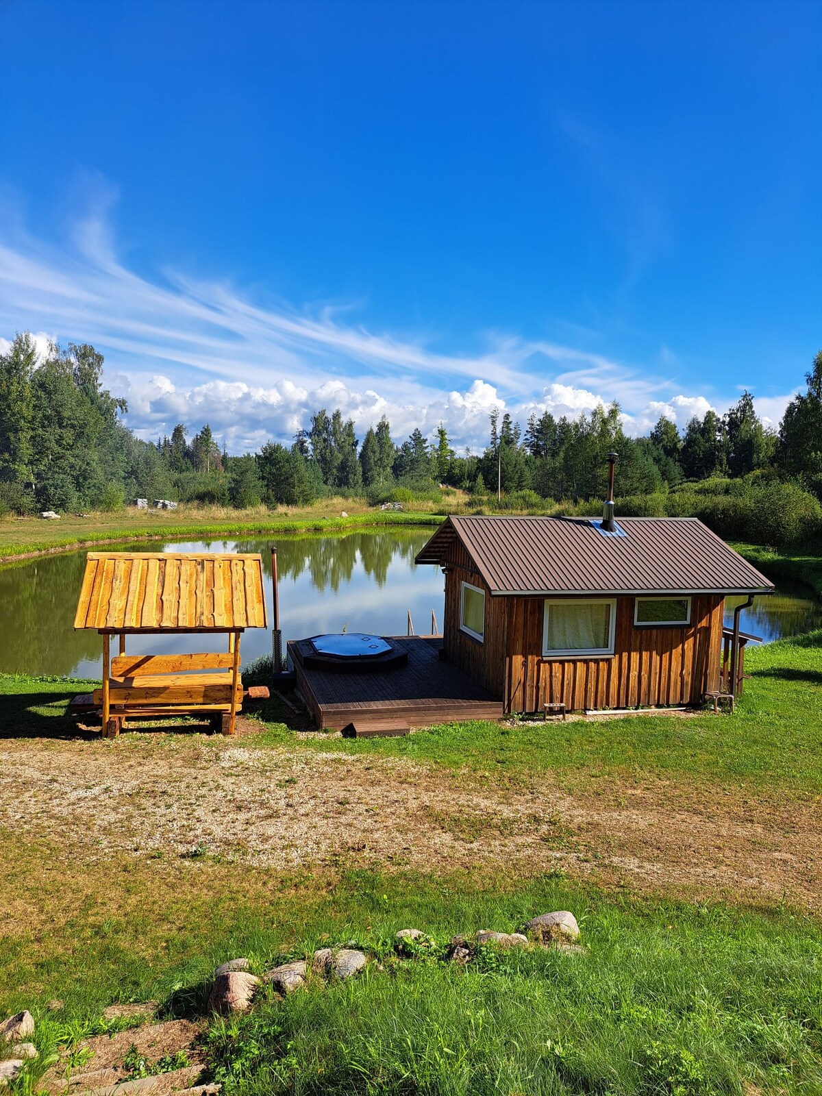 Maamaja sauna ja kümblustünniga