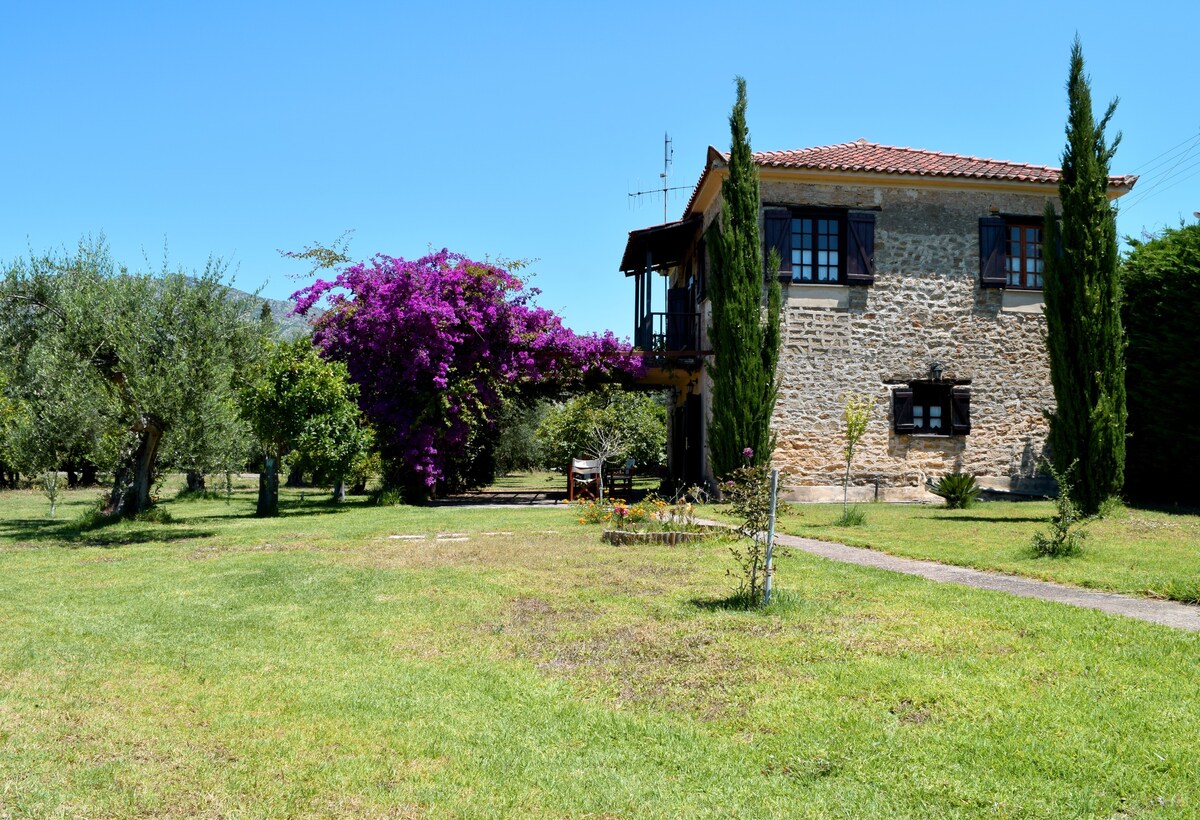 Traditional peaceful stone house