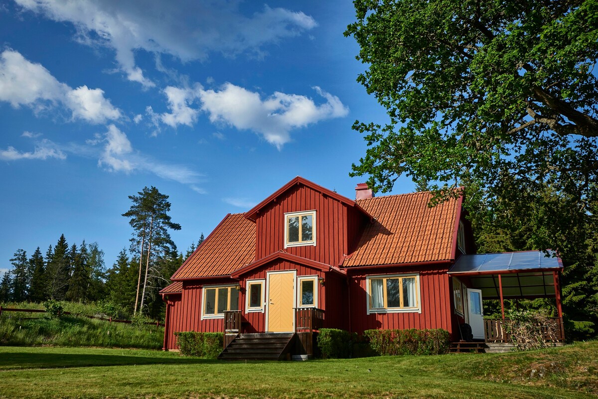 湖边的瑞典梦想之家