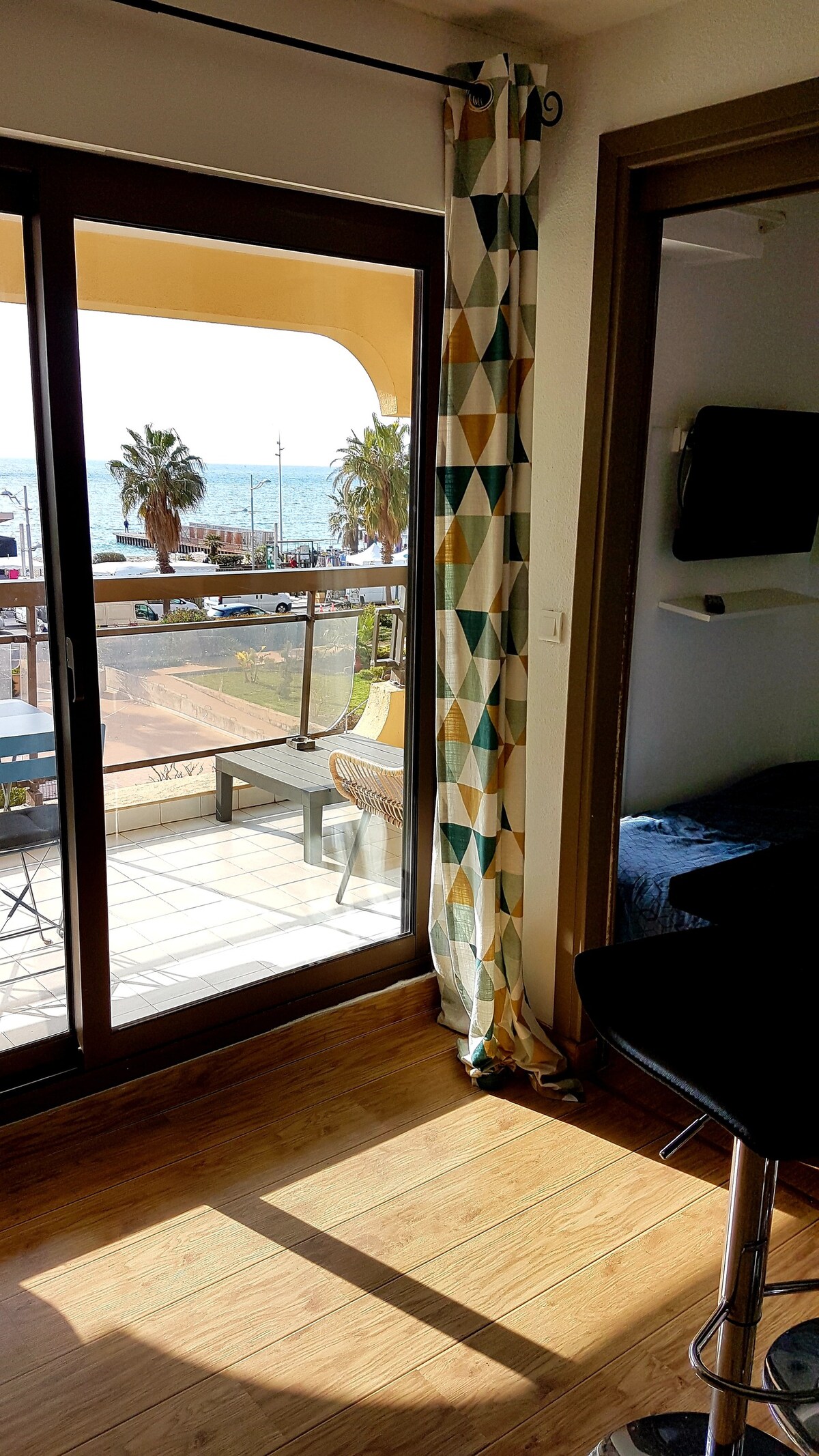 Fréjus海滩公寓露台，全方位海景