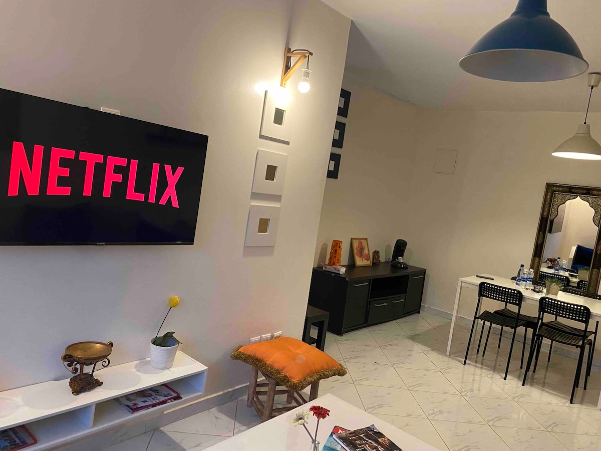 温馨公寓- Netflix和IPTV - Bouznika Plage