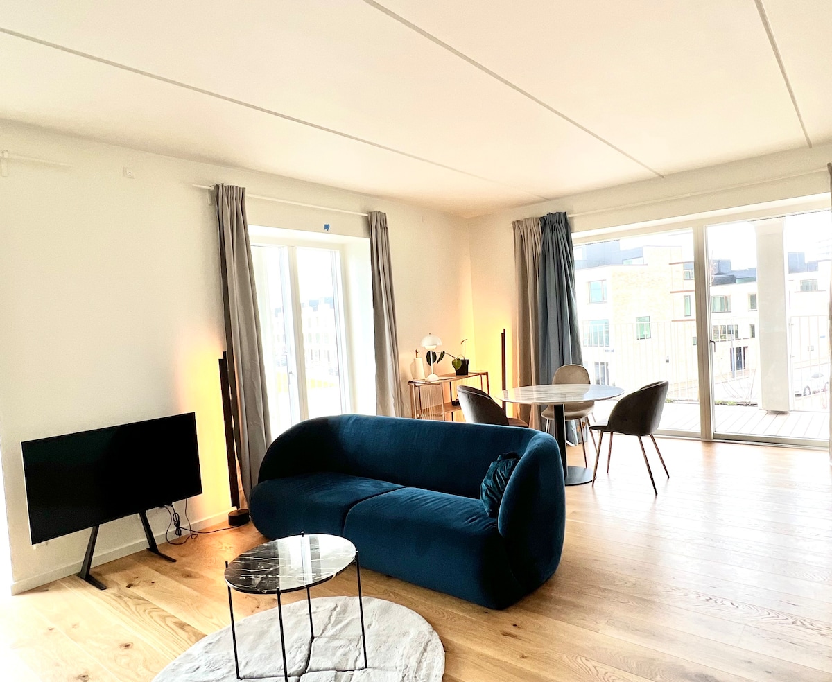 Brand new apartment at Copenhagens waterfront.