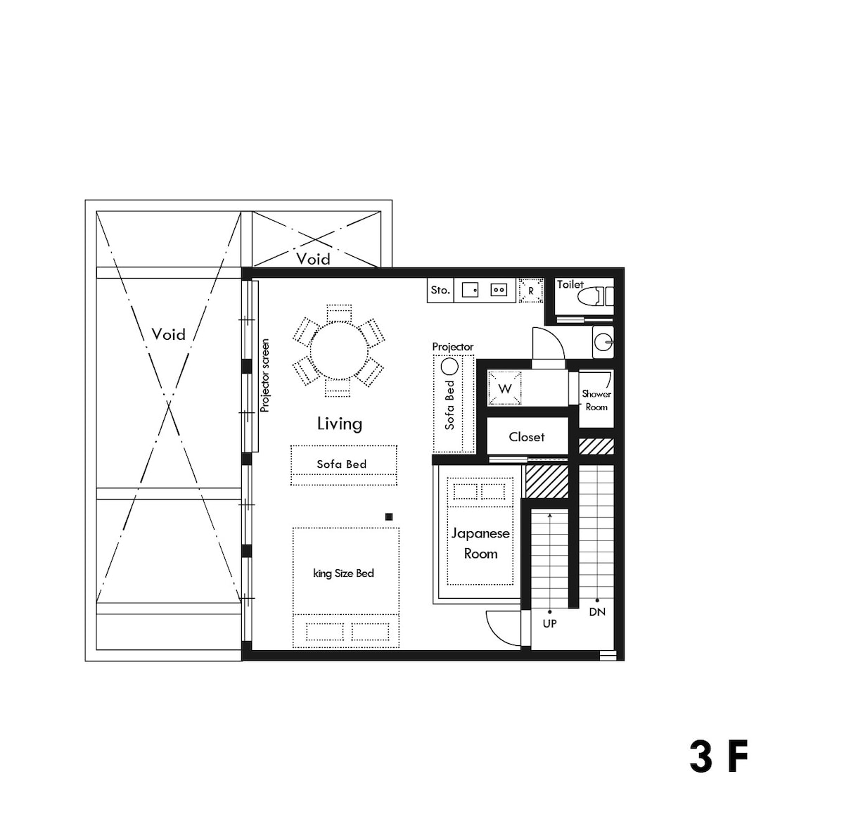 [250平方米（包括露台） ，整栋楼] 634新宿公寓