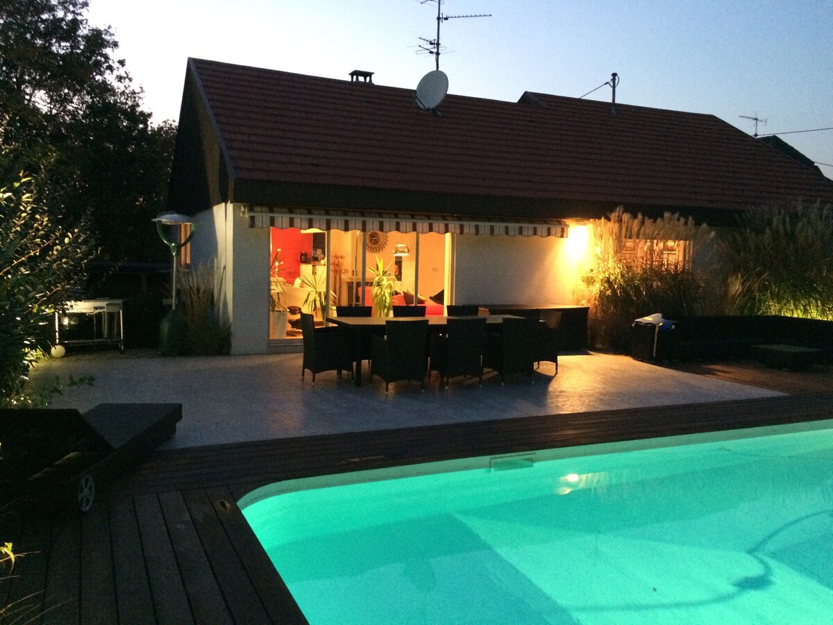 Suite de 65m², piscine, sauna, salle de sport