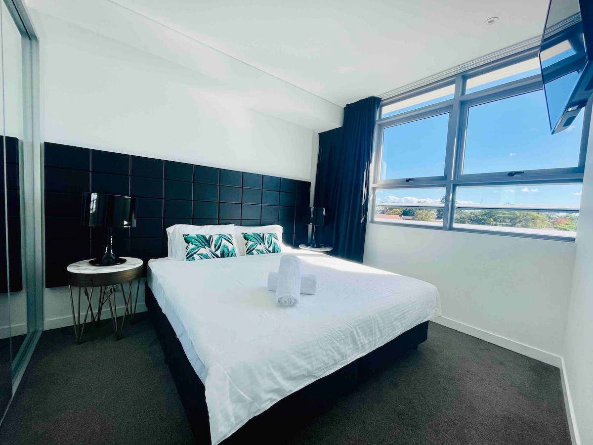 悉尼行政公寓3张床2个卫生间（免费停车位）