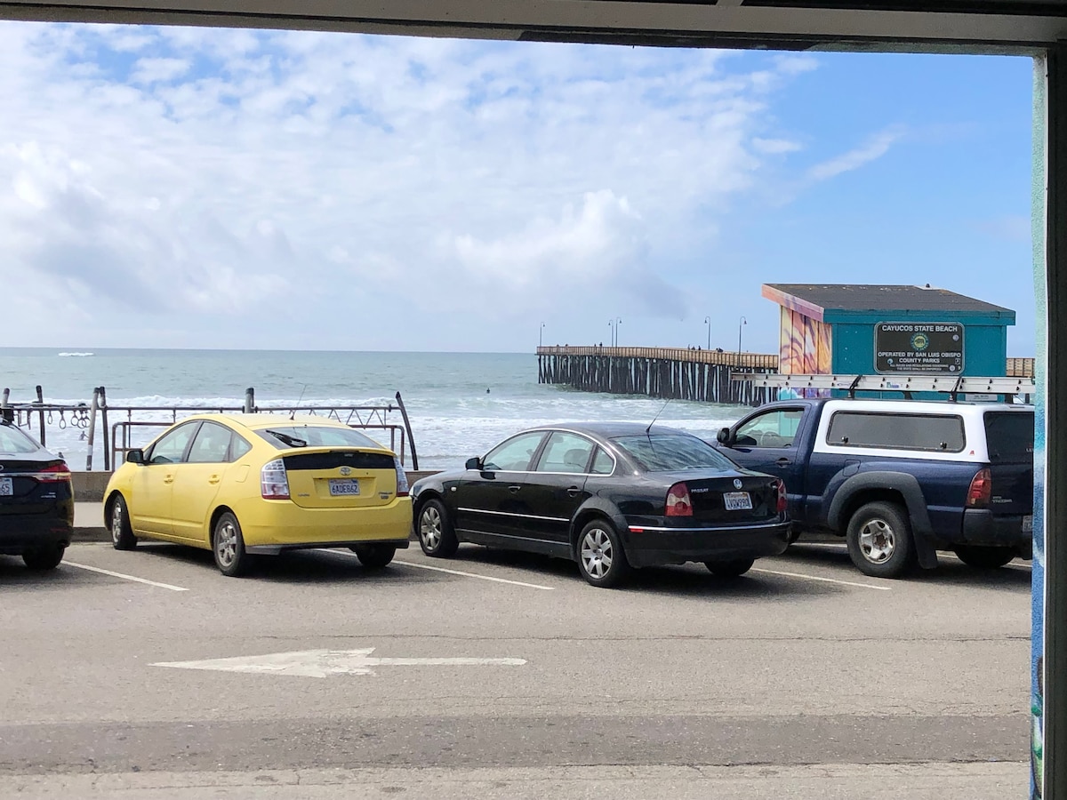 Front Row on Cayucos Beach