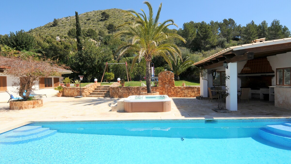 Villa de rêve à Majorque + piscine chauffée (5-10)