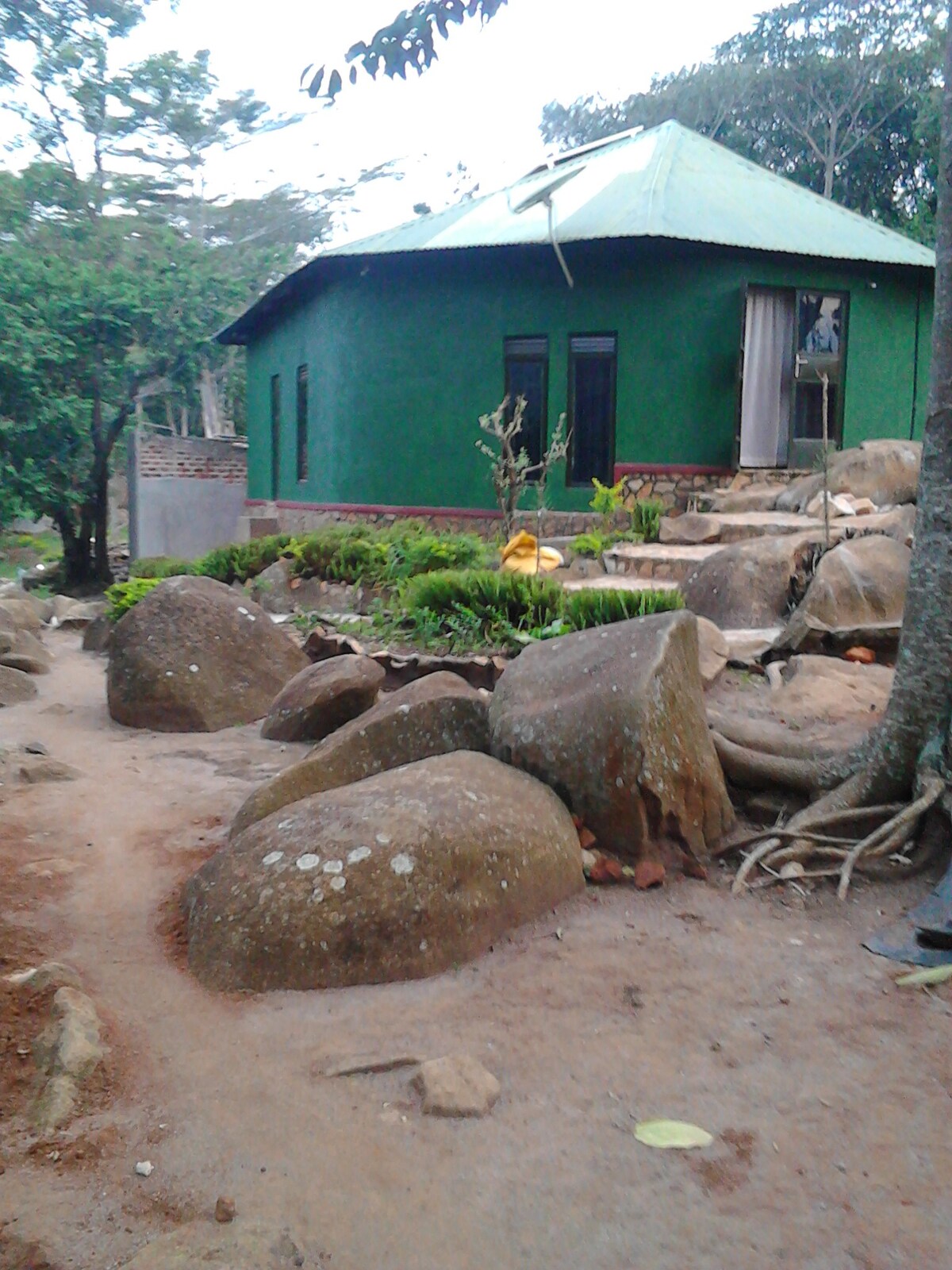 Cave garden cottages,  West Uganda