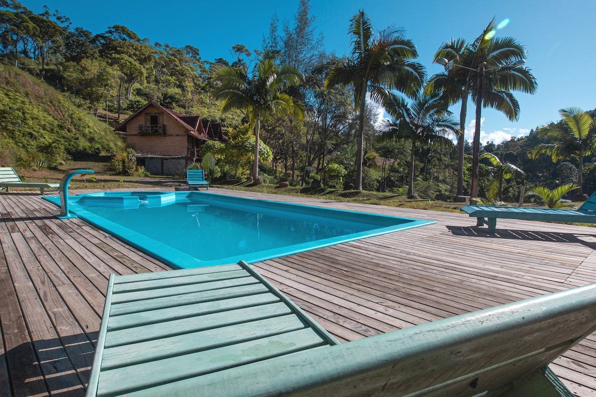 Casa de Campo com Piscina - 30 min.de Floripa