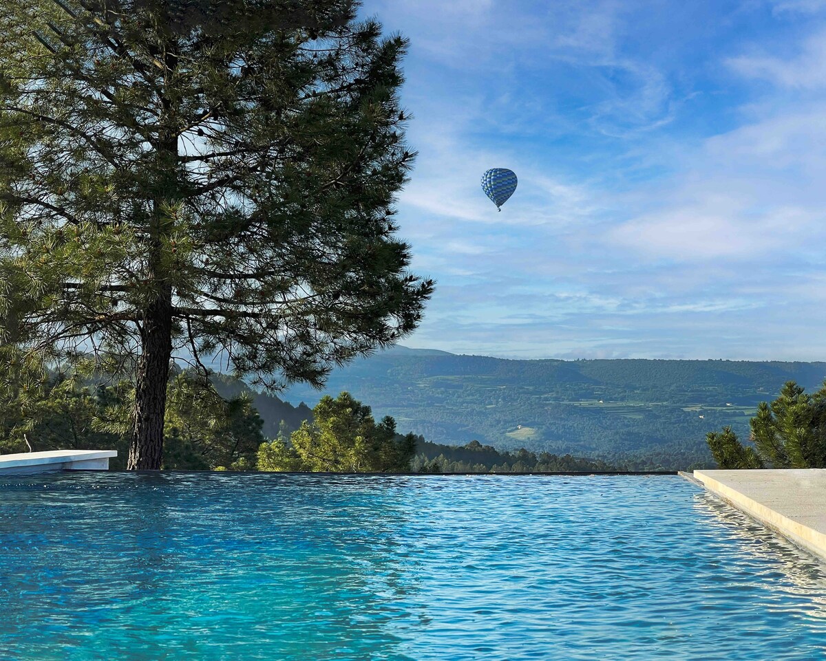Domaine des Ocres-Vue panoramique 270°-Roussillon