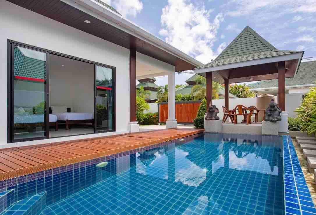 泰国巴厘岛风格2卧室泳池别墅Sanga别墅（ B ）