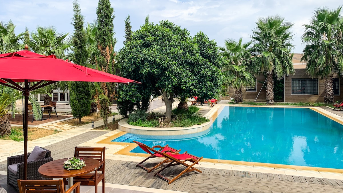 Chambre Elissa avec piscine en pleine nature