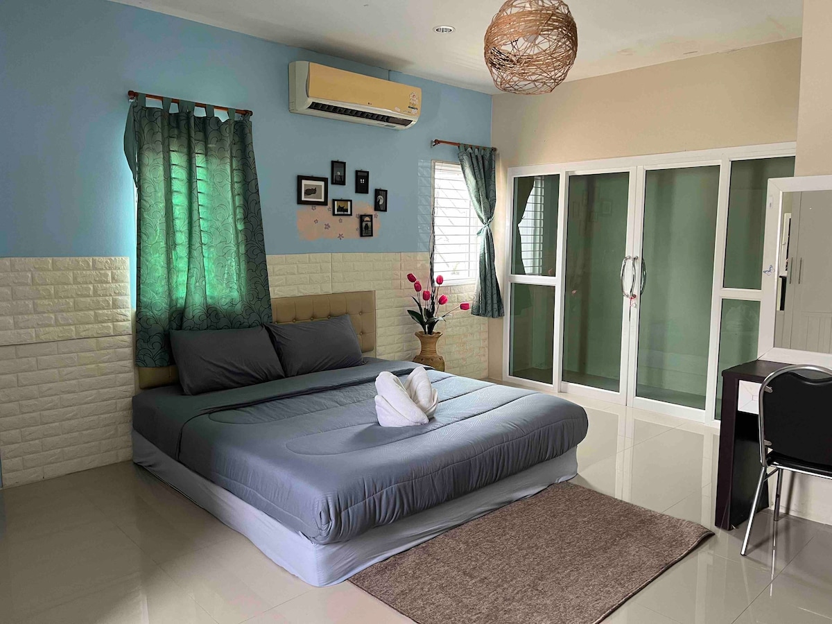 2间客房，可供4人入住@ Krabi town Sirin house。