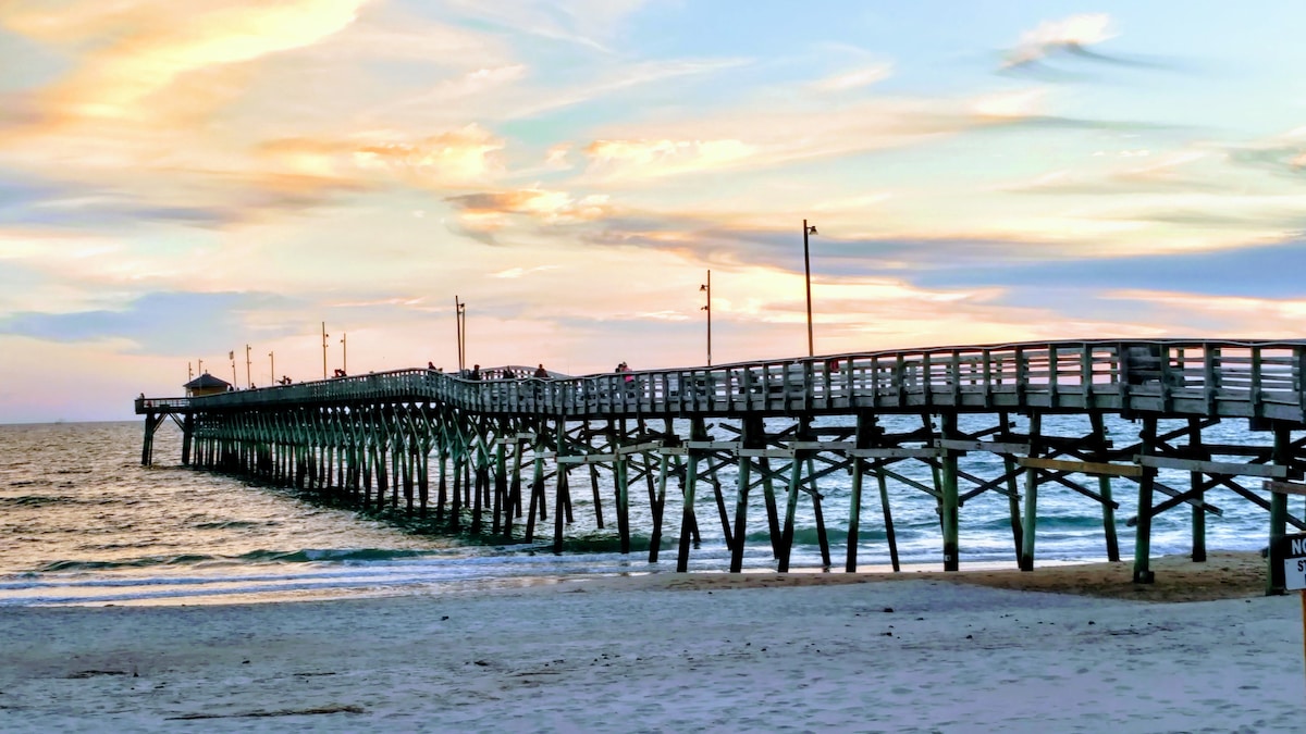 海洋岛海滩（ Ocean Isle Beach ）的一小部分