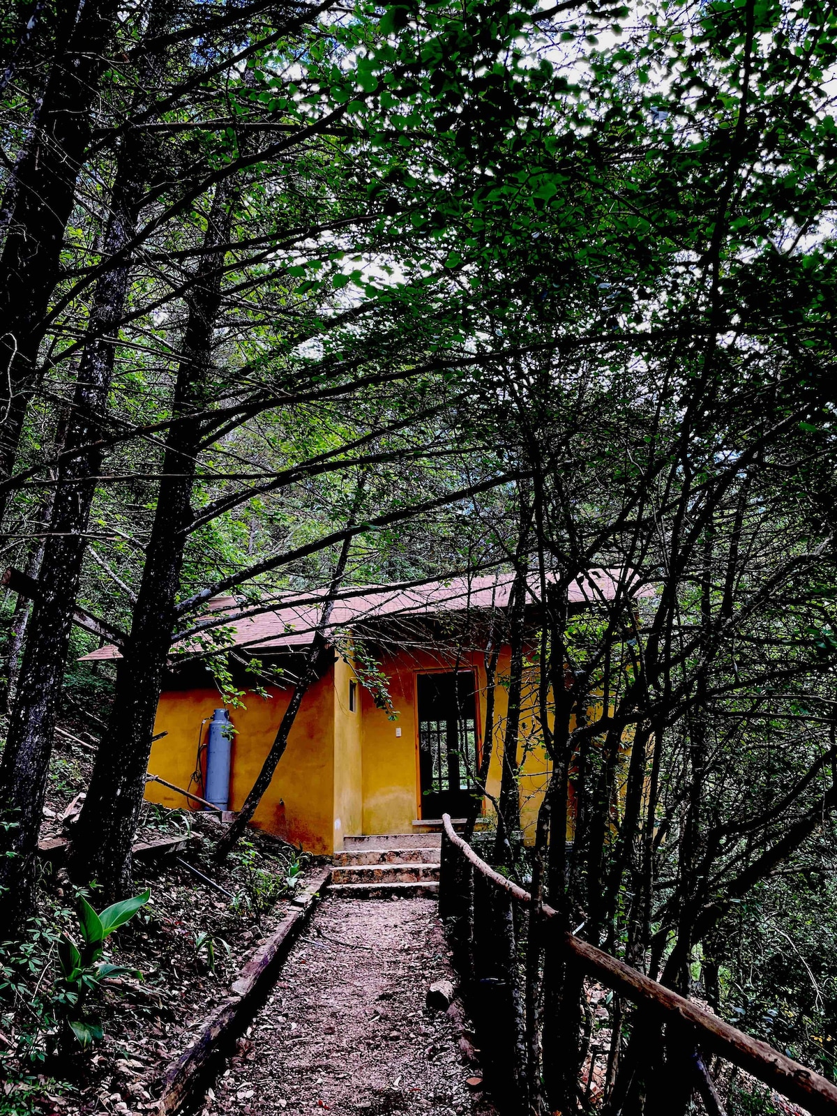 山中的Casa Canopu