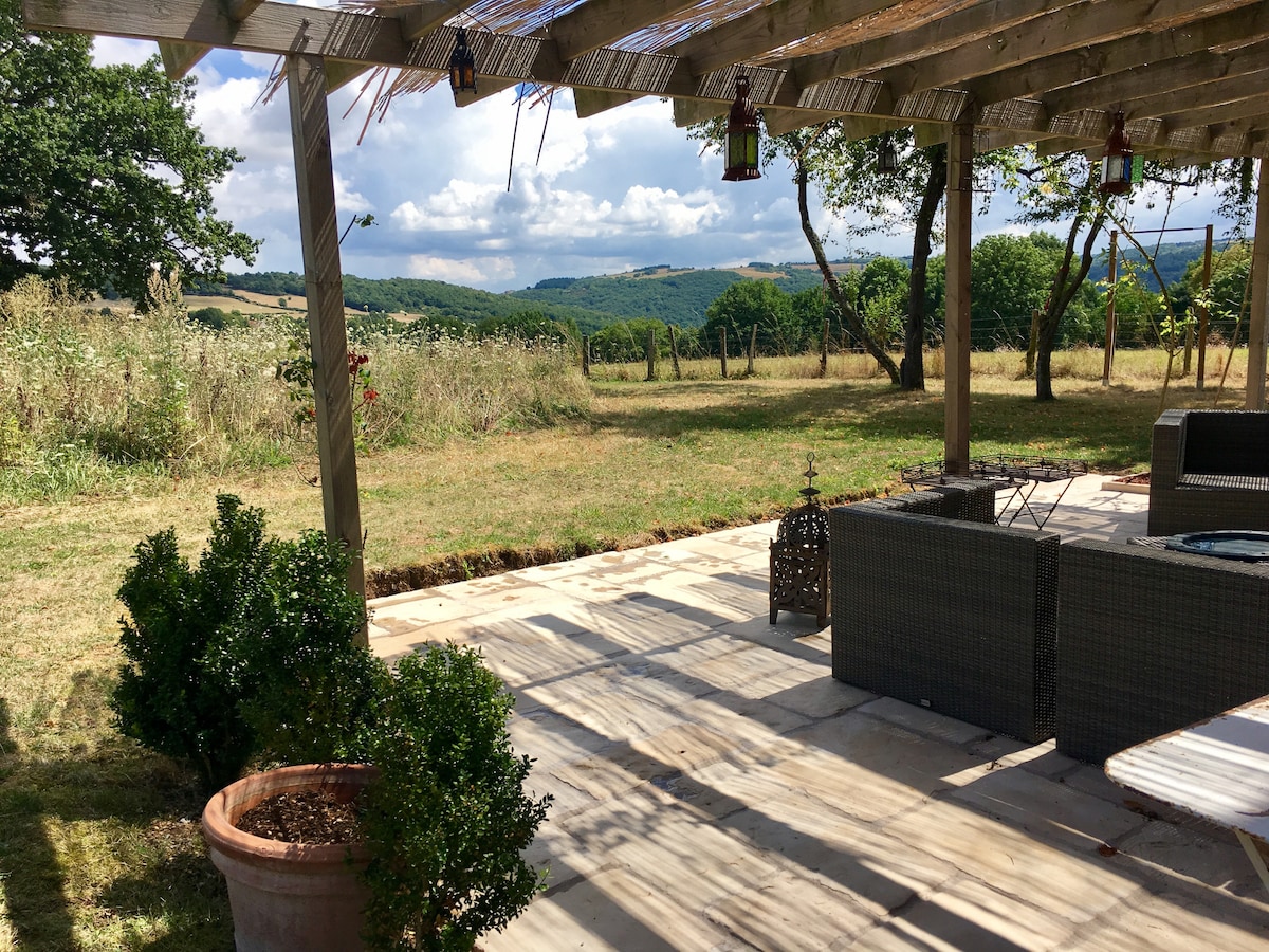 Grande maison de campagne, superbe vue champêtre