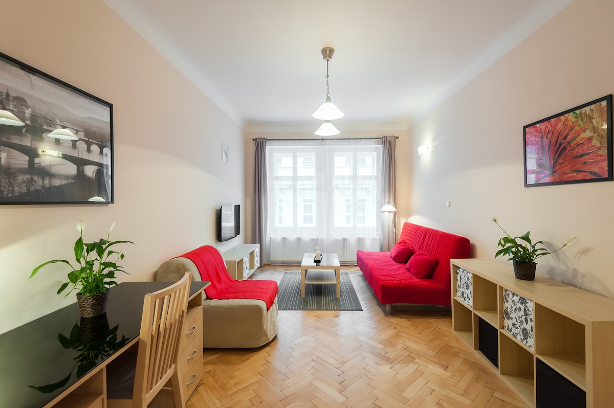 位于布拉格市中心的舒适新公寓12 +免费无线网络