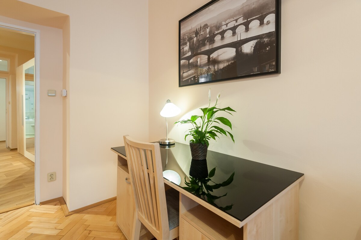 位于布拉格市中心的舒适新公寓12 +免费无线网络