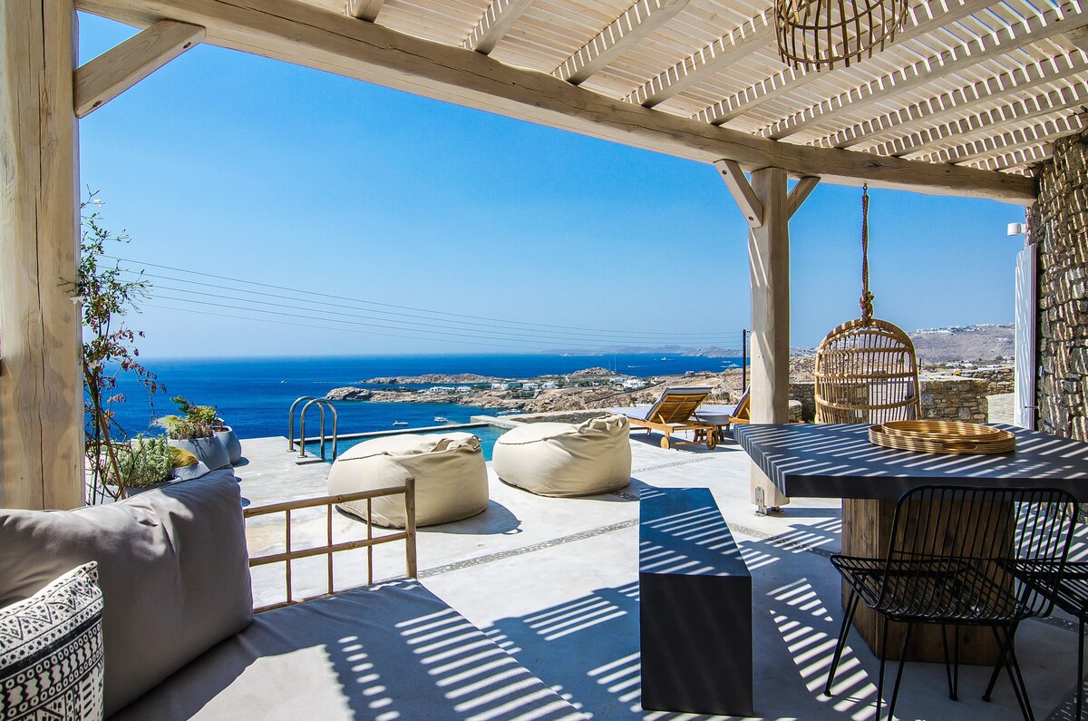 2 Bedroom villa  with Panoramic Sea View of Aegean