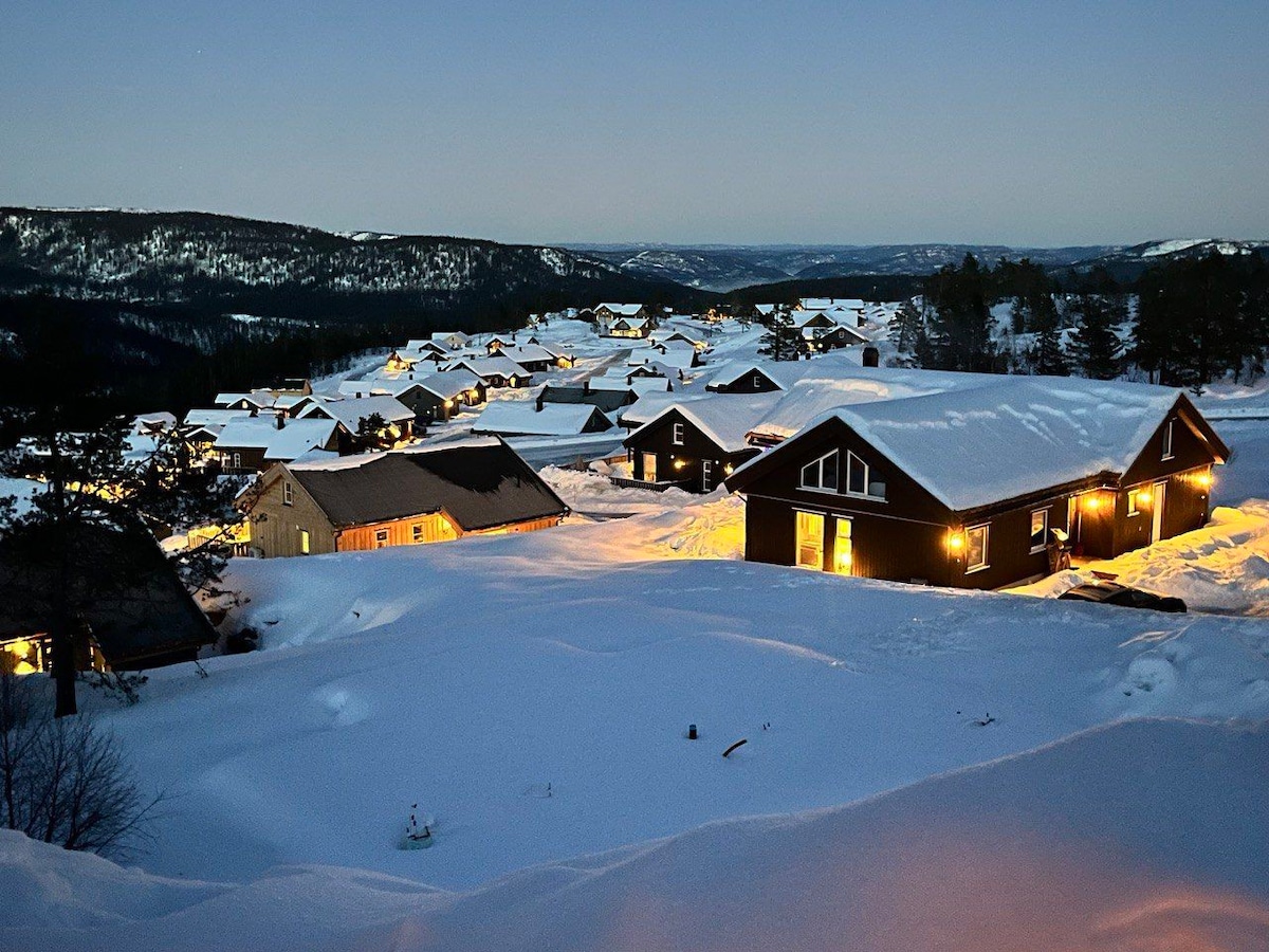 Hytte med nydelig utsikt på Gautefall i Telemark
