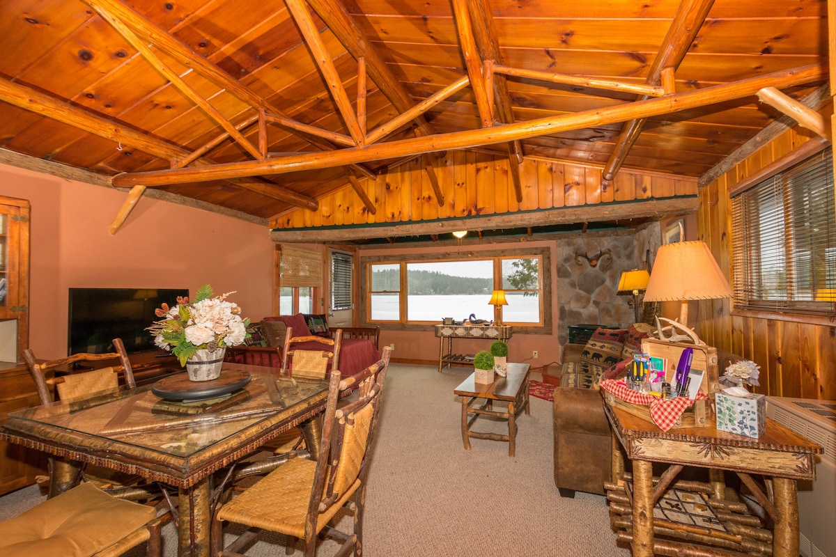 All Season Loon Cabin on Lake Colby, Saranac Lake