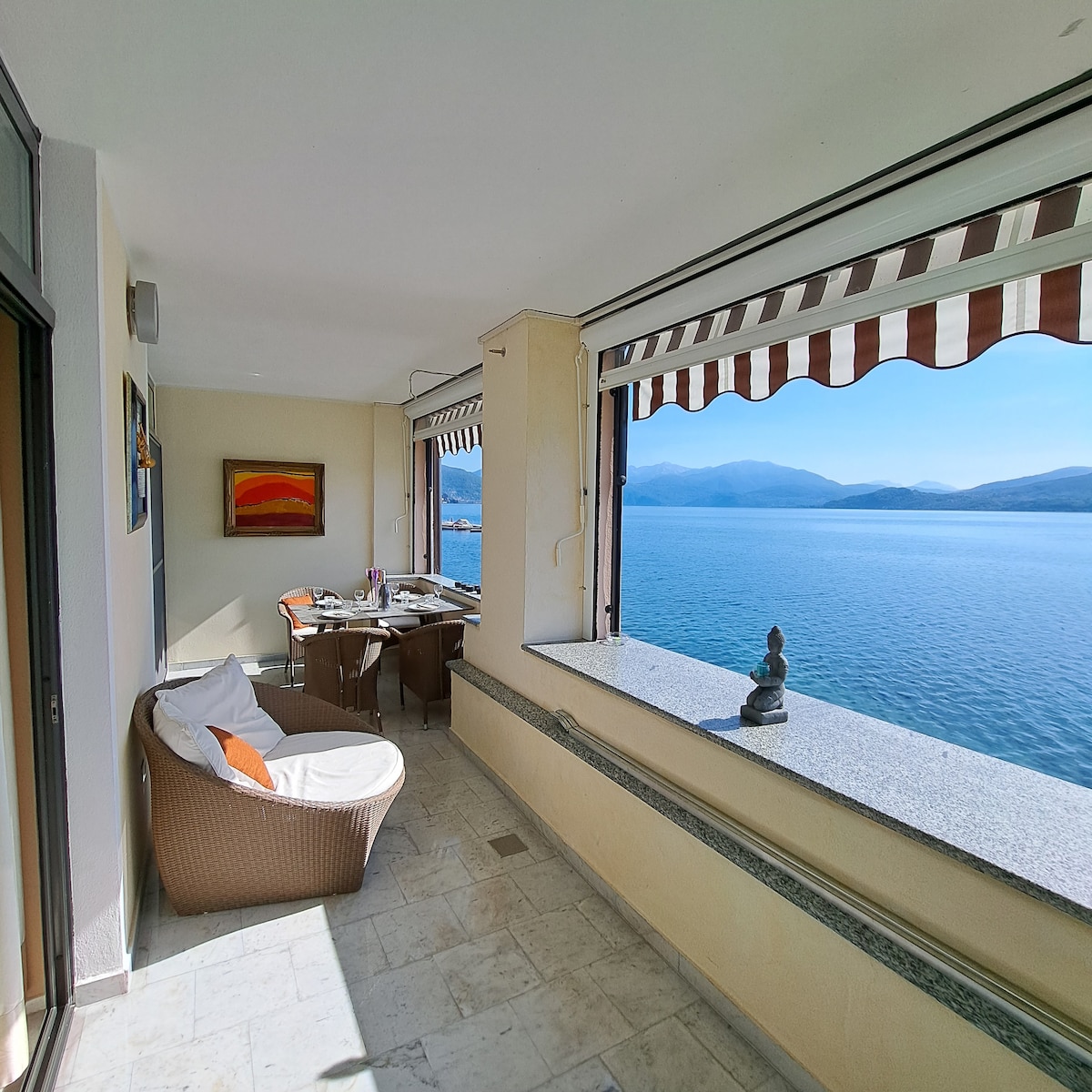 Lago Maggiore Verbania Ferienwohnung direkt am See