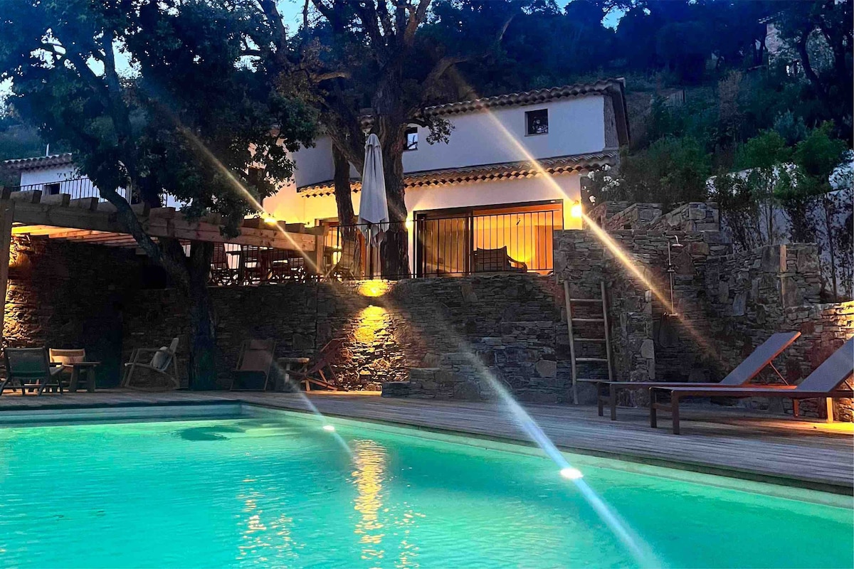 5*La Maison des Chênes-Villa luxe-Piscine chauffée