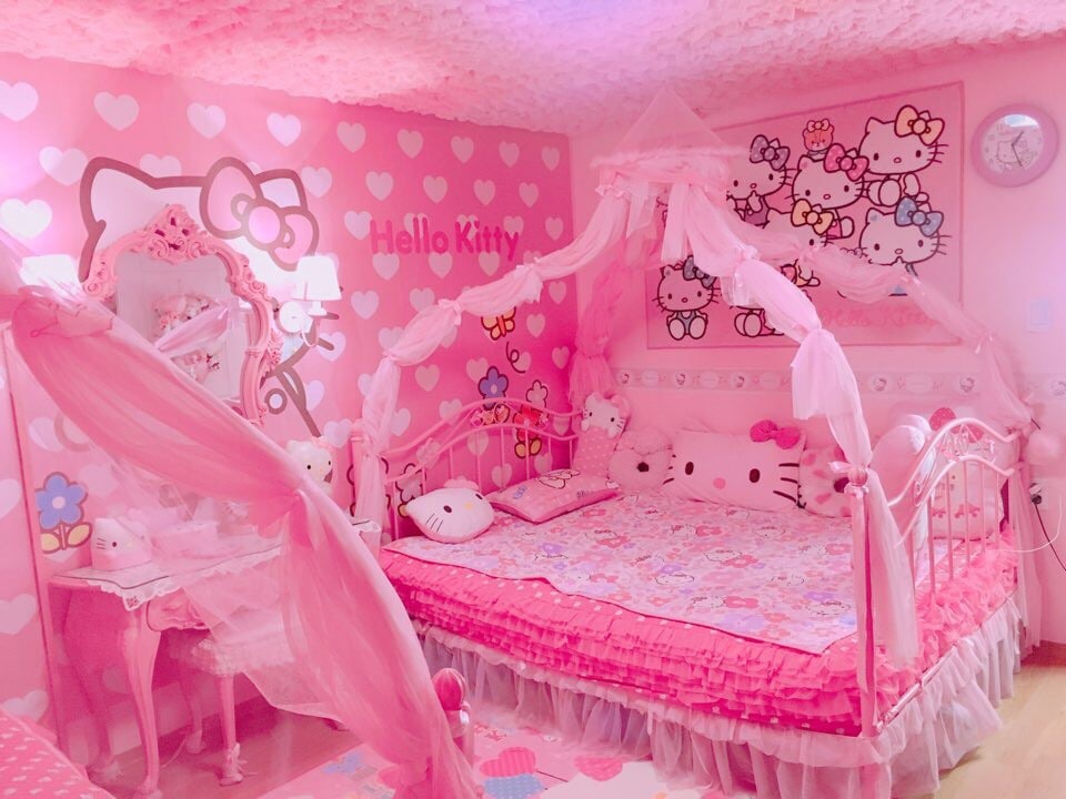 Hello Kitty双床房（距离弘益大学站3分钟）