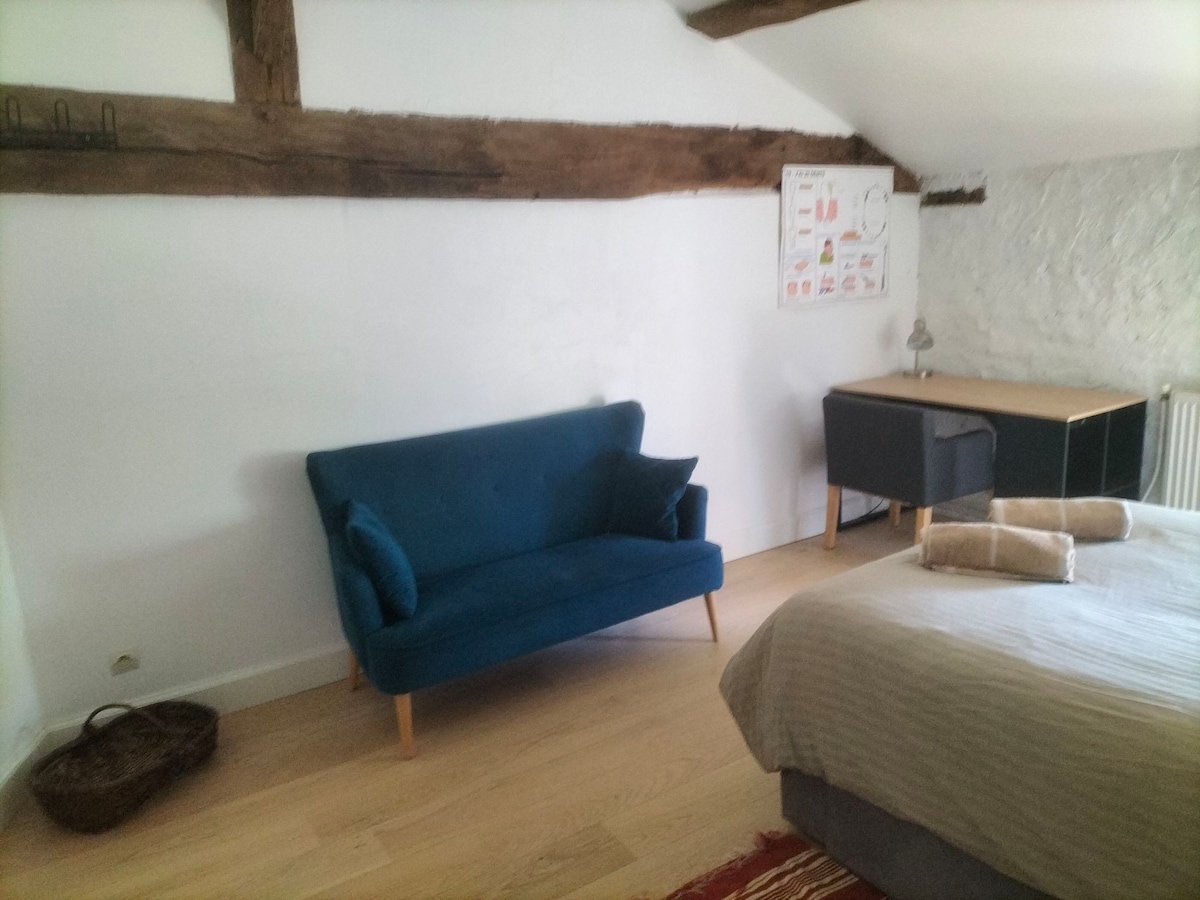 Chambre 2 pers dans demeure girondine+PT déjeuner.