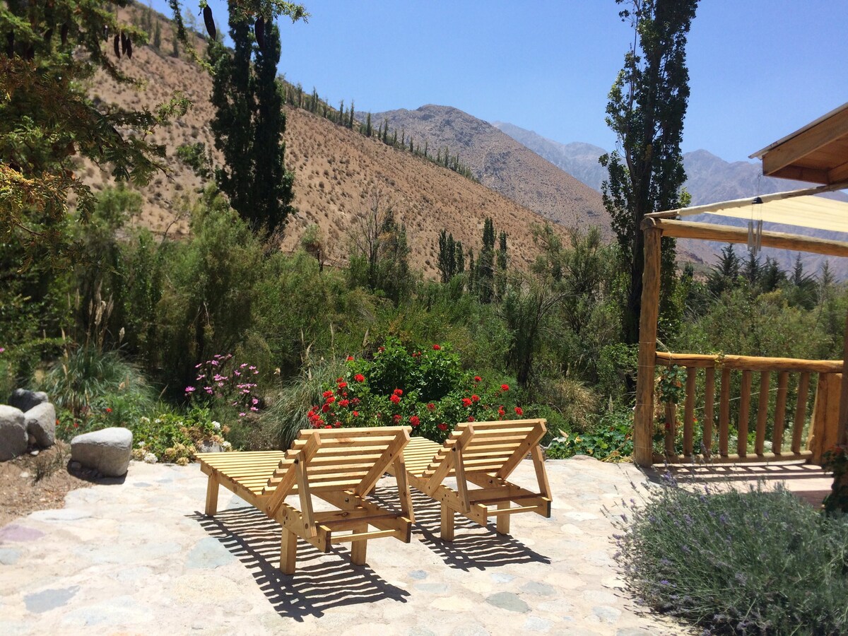 Cabaña Valle de Elqui, Alcohuaz (Con rio)...