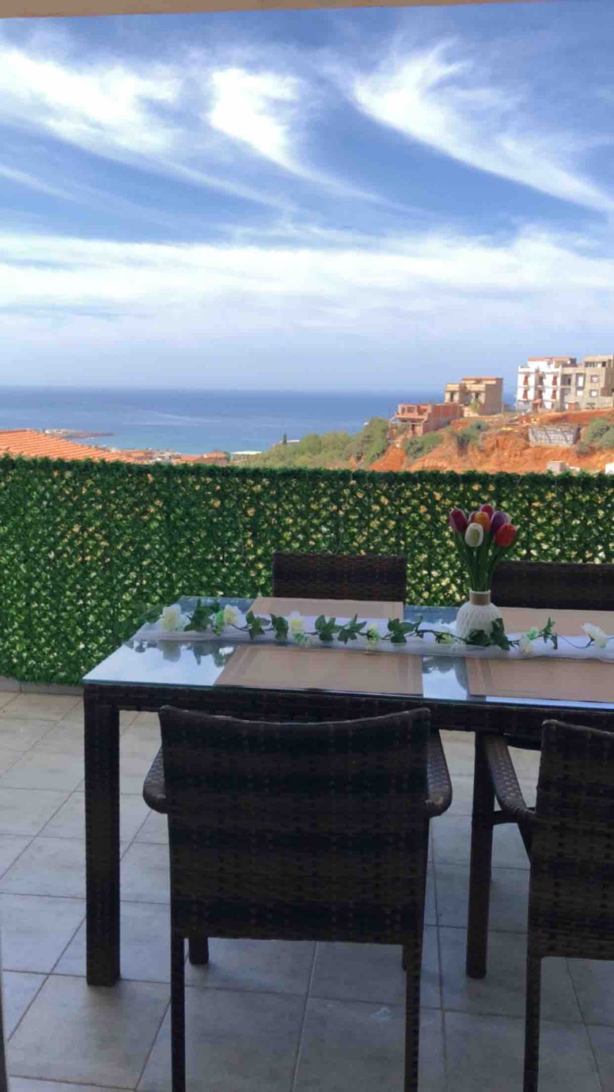 Mediterranean Sea view Appartement with terrace.