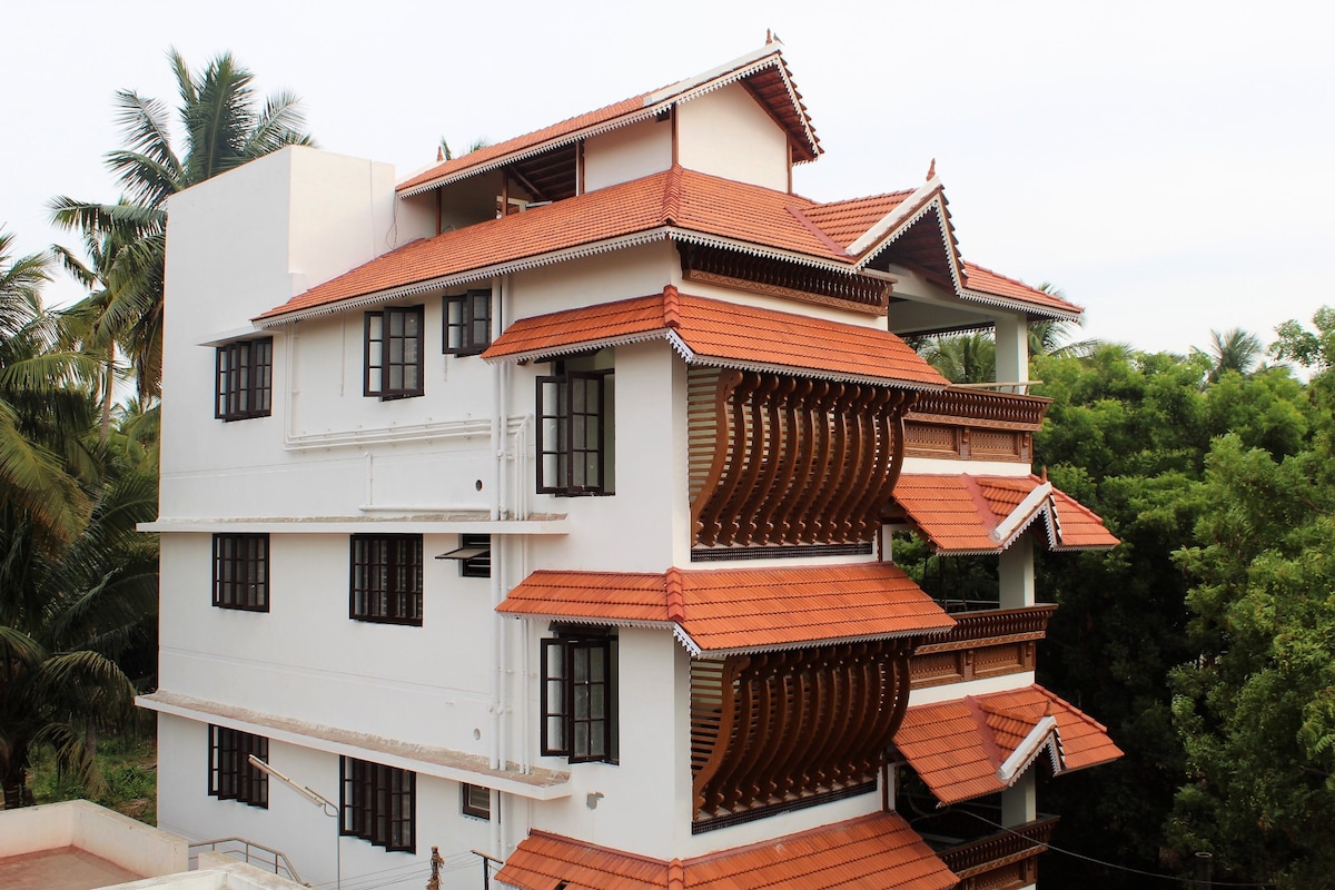 印度住宅-2间客房，最多可入住8人