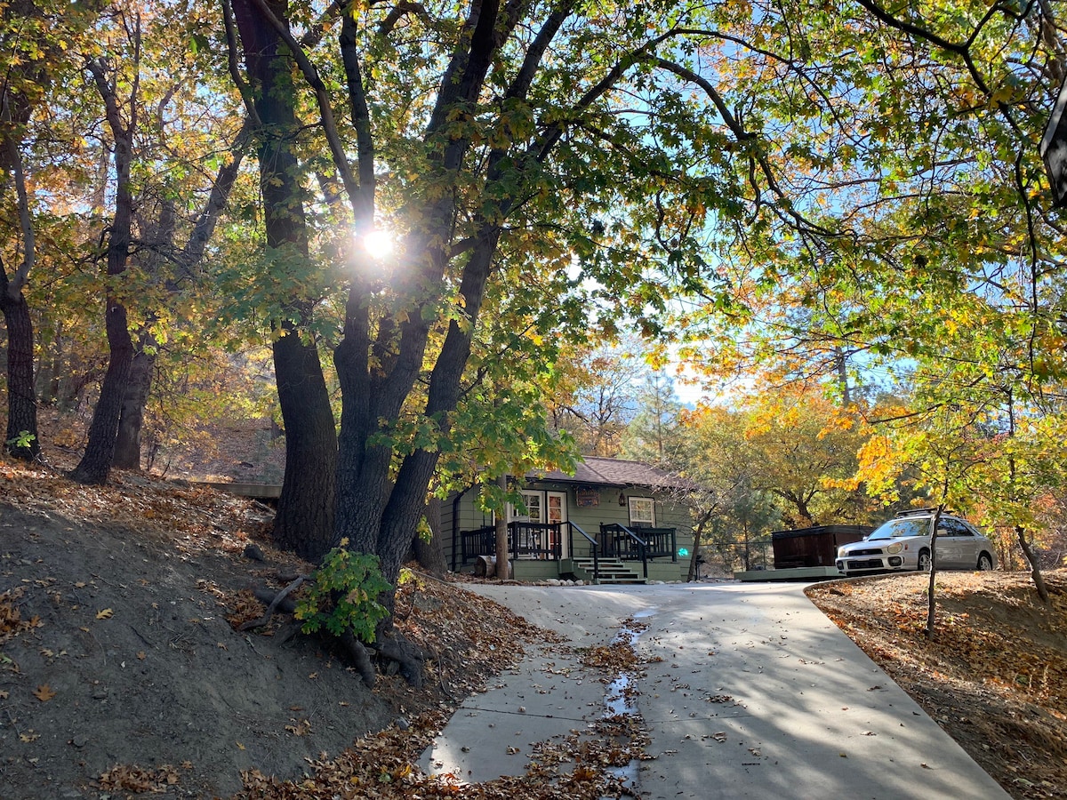 The Oak Leaf Cabin Hideaway。