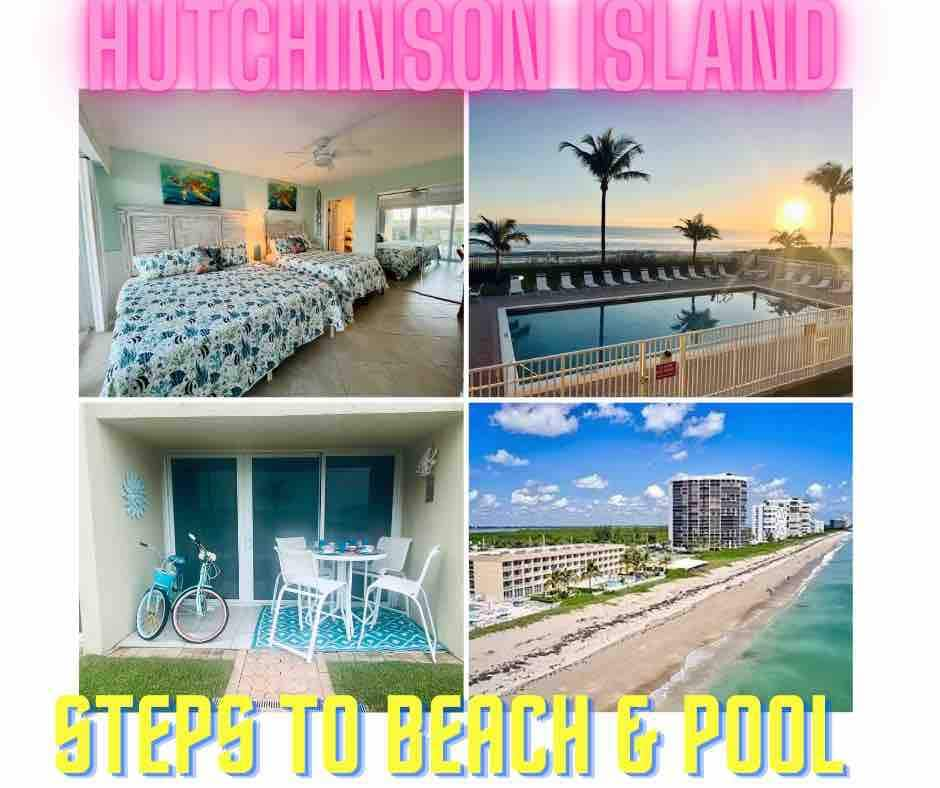 Ocean Condo, Pool/Bikes/Grill/King Bed/Beach Gear