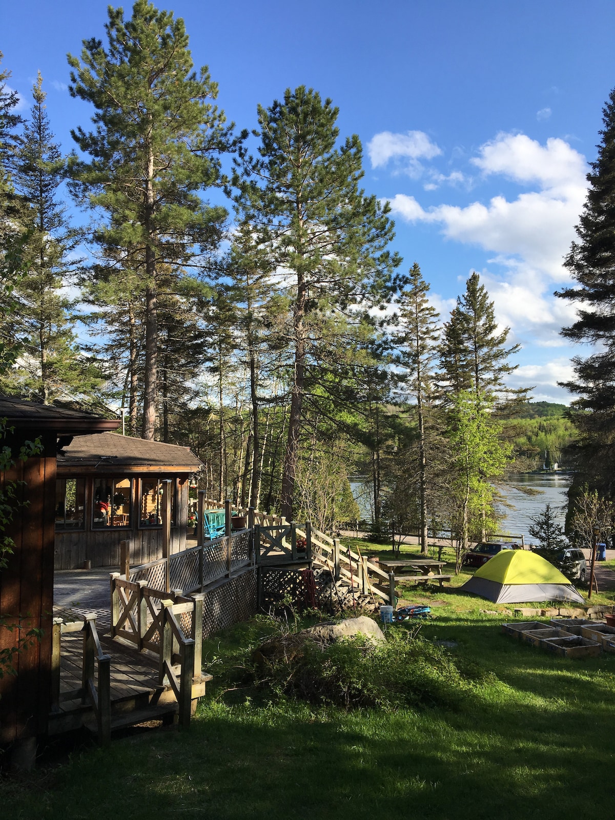 Le chalet du portage des roches