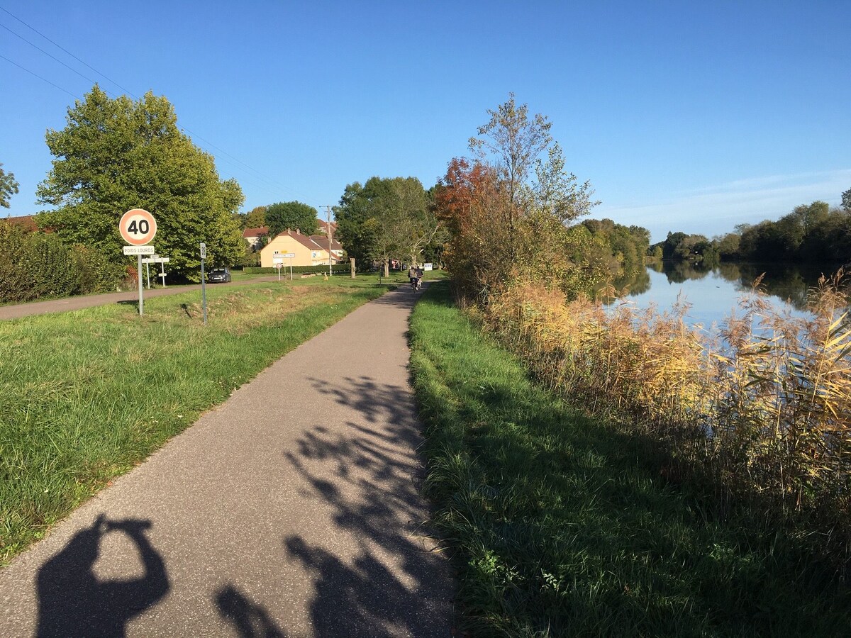 Erholung am Fluss/Se ressourcer en bord de Saône