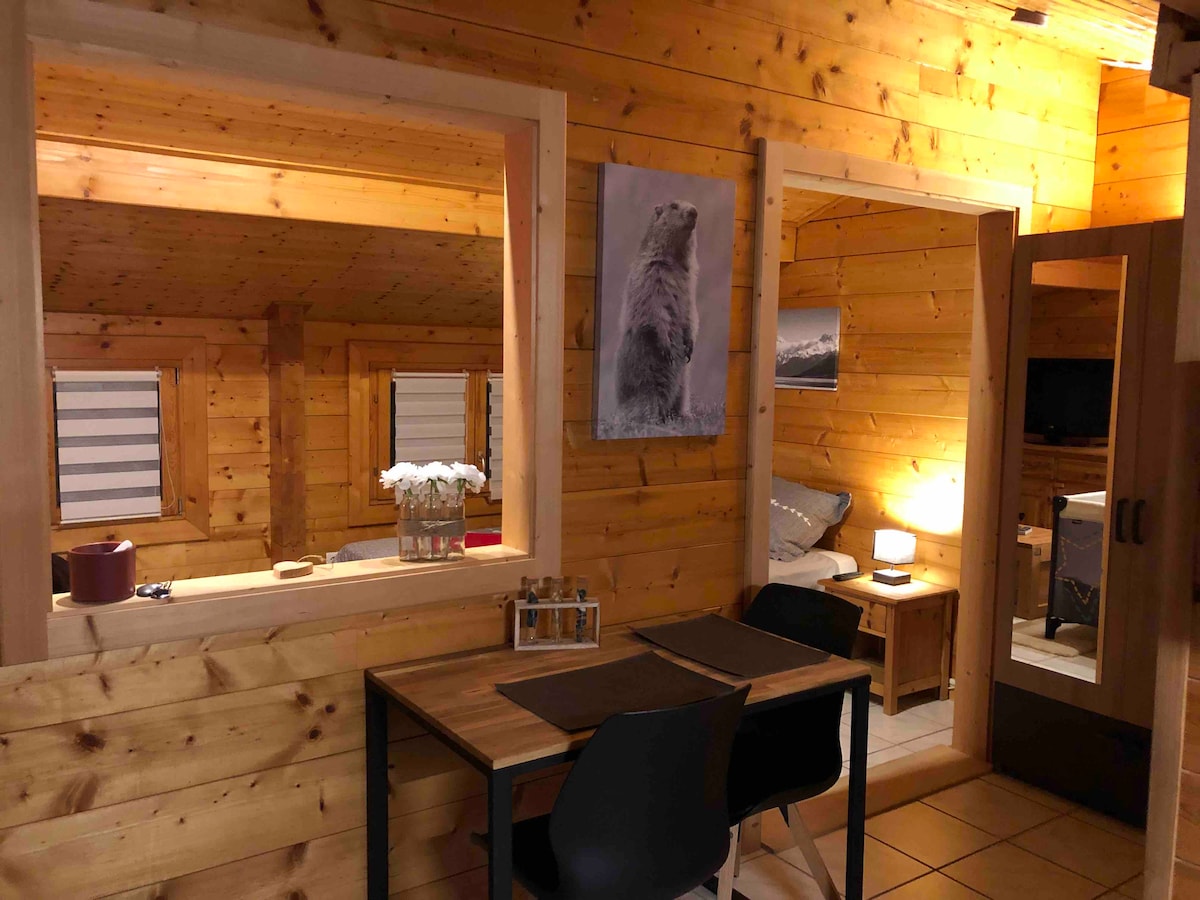 Le P 'ti Chalet ： Studio Entre Lacs et Montagnes