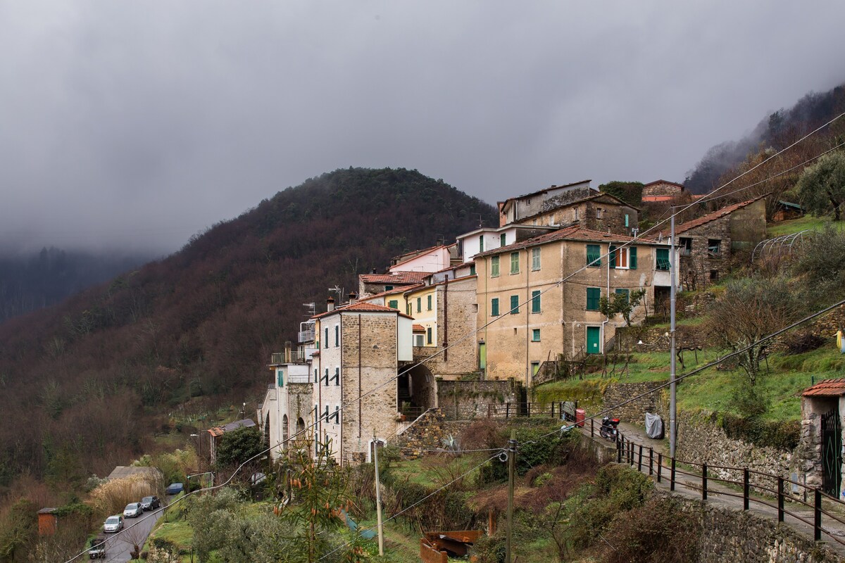 公寓周围绿意盎然，距离五渔村（ Cinque Terre ）仅几英里