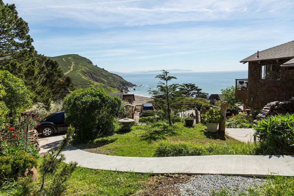 The Love Shack @ Muir Beach/Ocean & Mountain Views