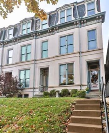 Historic Home-3rd story room with skyline views