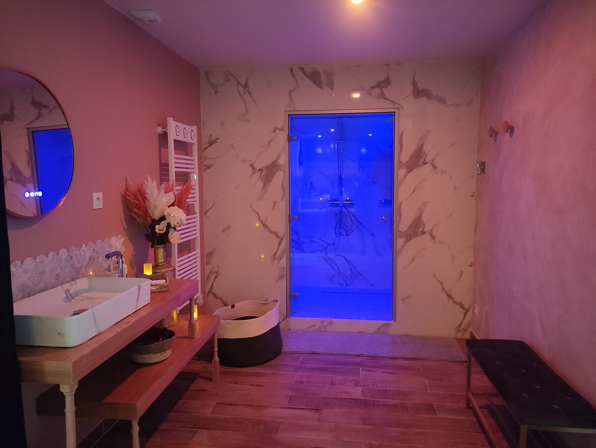 Cosy Villa - Suite romantique SPA Sauna Hammam