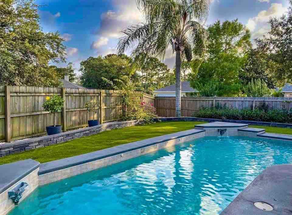 Heated Pool Home with Office & Hot Tub